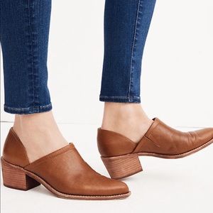 Madewell Brady Brown Leather Booties